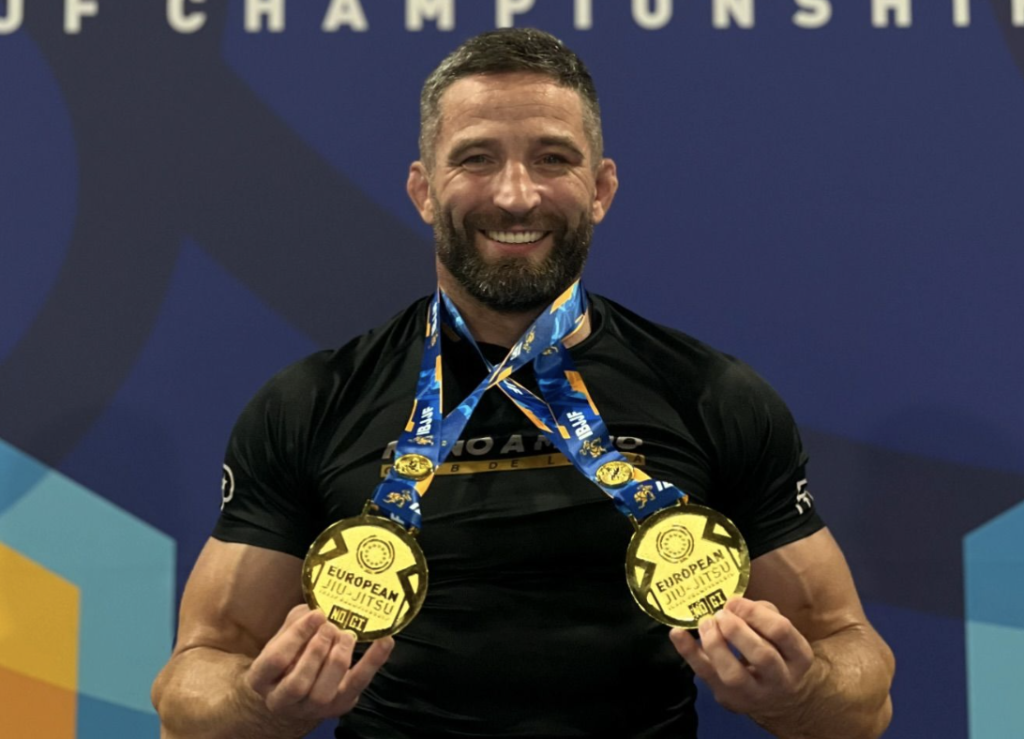 El gran Yuri Pashkovich con sus dos medallas de Oro